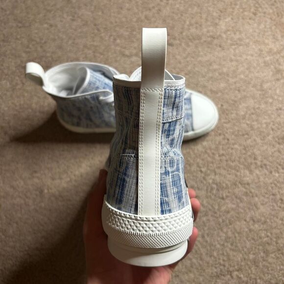 Dior Men\'s White and Blue Trainers